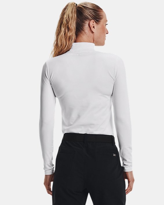 Camiseta de golf de manga larga ColdGear® Infrared Storm para mujer, White, pdpMainDesktop image number 1